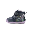 D.D.Step Kislány Első lépés Bélelt bokacipő - Mintás - Kék - W015-52997B