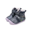 D.D.Step Kislány Első lépés Bélelt bokacipő - Mintás - Kék - W015-52997B