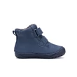 D.D.Step Kisfiú Barefoot Bélelt bokacipő - Kutyás - Kék - W070-52301A