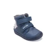 D.D.Step Kisfiú Barefoot Bélelt bokacipő - Kutyás - Kék - W070-52301A