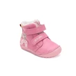 D.D.Step Kislány Barefoot Bélelt bokacipő - Madárkás - Rózsaszín - W070-52624B