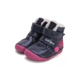 D.D.Step Kislány Barefoot Bélelt bokacipő - Cicás - Királykék - W070-42110A