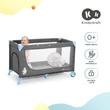 Kinderkraft utazóágy Joy - Szürke-kék bérlés