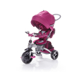 Kép 1/6 - Zopa tricikli CitiGo tolókarral B-T500 --Mulberry Pink