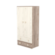 Kép 1/3 - Timba szekrény Viki 2 ajtós 2 fiókos krém-fűz