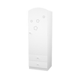 Kép 1/3 - Timba szekrény Félix jobbos elem fehér-csillagos