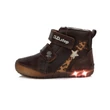 D.D. Step barna csillagos bokacsizma - LED - A050-288B