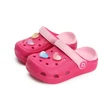 D.D. Step rózsaszín szívecskés papucs - J091-41700C