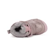 D.D. Step barefoot - Rózsaszín csillogós, bélelt bokacipő cipő - W063-42254C