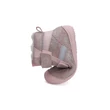 D.D. Step barefoot - Rózsaszín csillogós, bélelt bokacipő cipő - W063-42254C