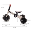 Kinderkraft futóbicikli - 4Trike silver grey