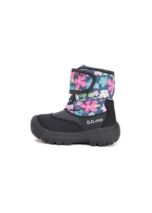 D.D.Step Kislány AQUA-TEX (vízálló) Vízálló cipő - Virágos - Sötétkék - P081-52502C