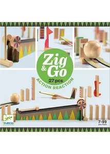 Építőjáték - Zig & Go - 27 darabos - Djeco
