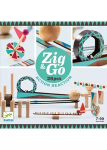 Építőjáték - Zig&Go 28 db - Djeco
