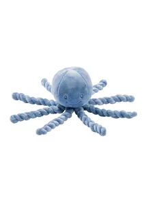 Nattou játék plüss 23cm Lapidou - Octopus Infinity - kék