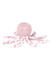 Nattou játék plüss 23cm Lapidou - Octopus Rózsaszín