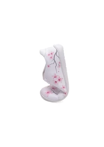 Stitch&amp;Walk - Virágmintás fehér Barefoot cipő - S088-51222