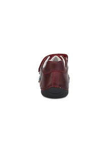 D.D. Step bordó madaras zárt cipő - S050-674A