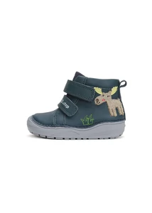 D.D. Step magasszárú zöld rénszarvasos zárt cipő - S071-42933A