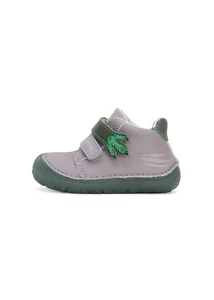 D.D. Step barefoot szürke zöld dínókaroom zárt cipő - S073-42135A