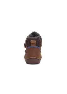 D.D. Step barefoot csokibarna, bélelt bokacipő cipő - W073-42814
