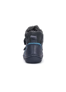 D.D. Step barefoot kék, bélelt bokacipő cipő - W073-42814A