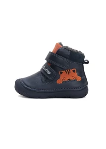 D.D. Step - Sötétkék-narancs mackós bokacsizma - W082-42774B
