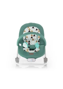 Zopa Relax rezgő, zenélő pihenőszék - mentazöld háromszögek