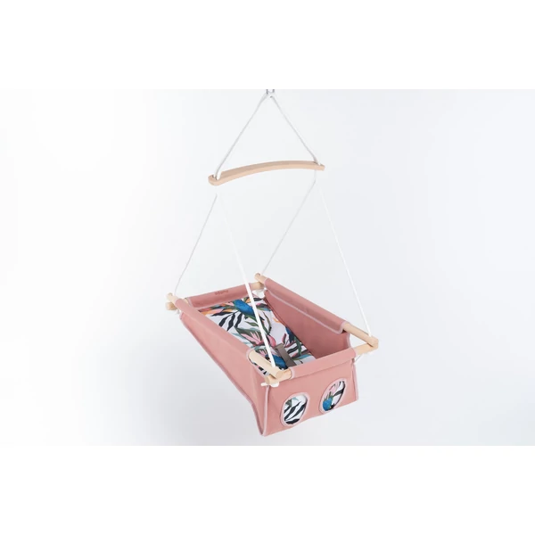 Adamo babahinta Pink Parrot - biztonsági övvel