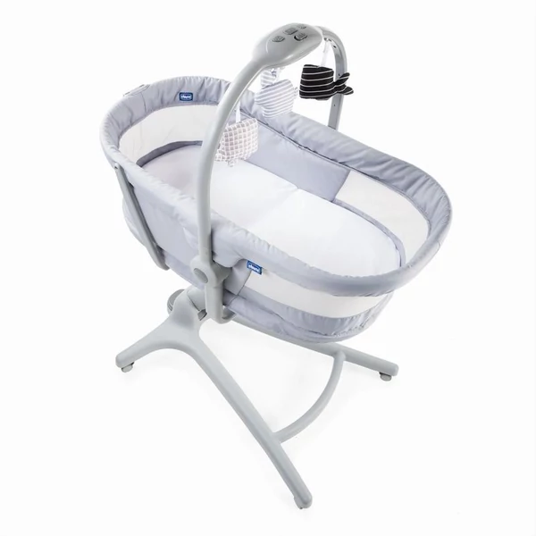 Chicco Baby Hug Air 4in1 bölcső-pihenő-etetőszék-fotel stone