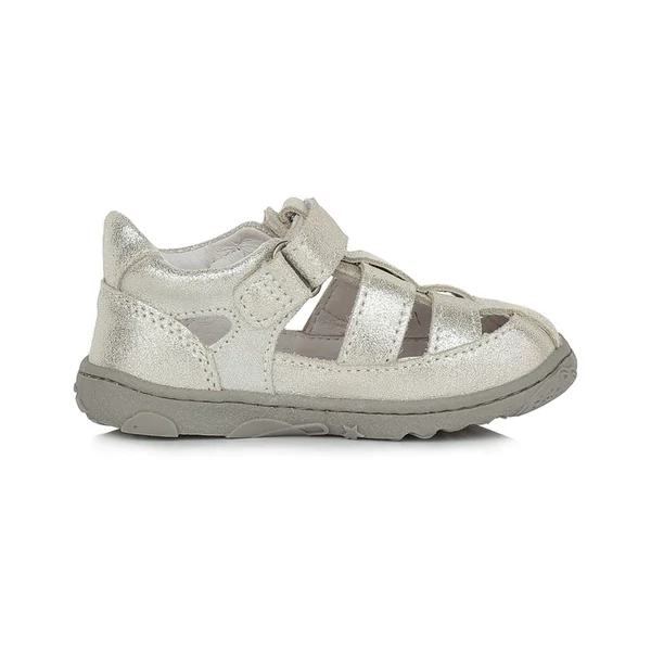 D.D. Step ezüst kislány barefoot szandál - G077-360A