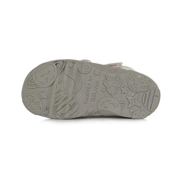 D.D. Step ezüst kislány barefoot szandál - G077-360A