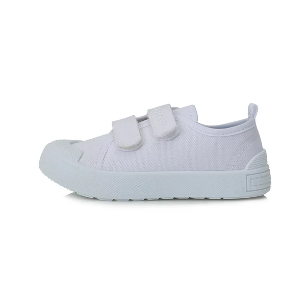 D.D. Step teljesen fehér vászoncipő - CSG-337