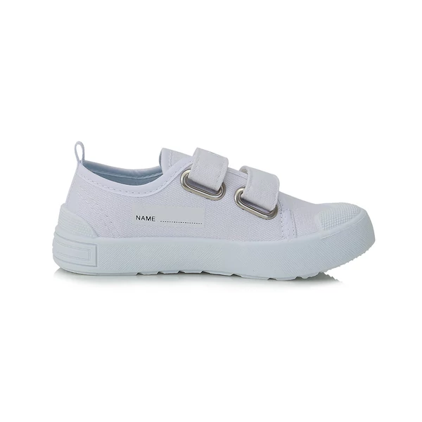 D.D. Step teljesen fehér vászoncipő - CSG-337