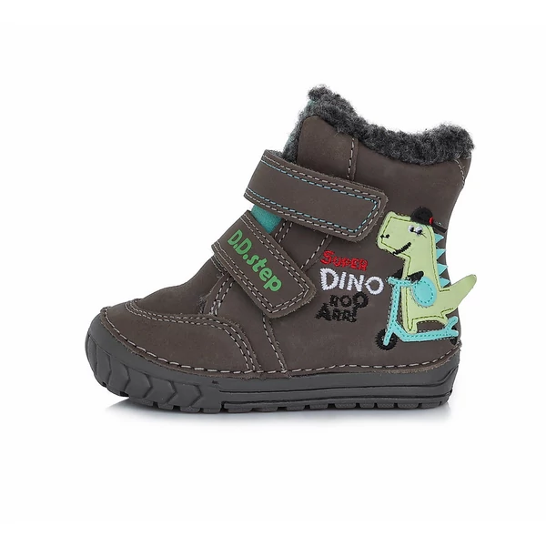 D.D.Step Vízlepergető dínós kisfiú kiscsizma - W029-394