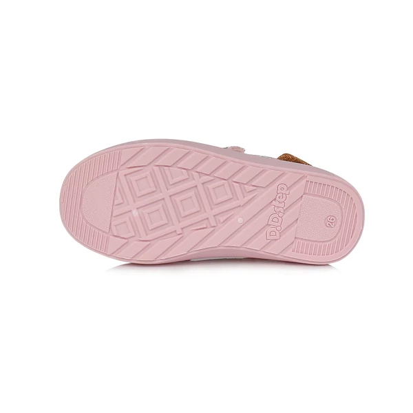 D.D. Step rózsaszín virágos vászoncipő - CSG-346