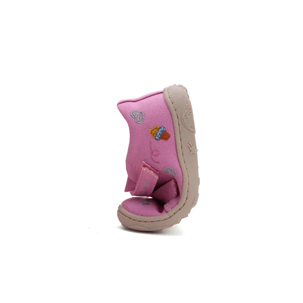 D.D.Step Kislány Barefoot Vászoncipő mintás - rózsaszín - C077-51663C