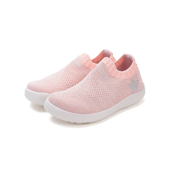 D.D.Step Kislány Barefoot Vászoncipő csillagos - rózsaszín - F093-51209E