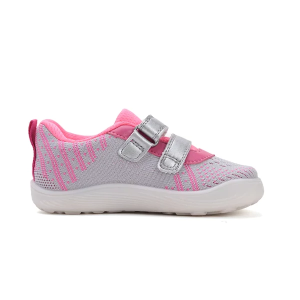 D.D.Step Kislány Barefoot Sportcipő - szürke, rózsaszín - F093-51399E