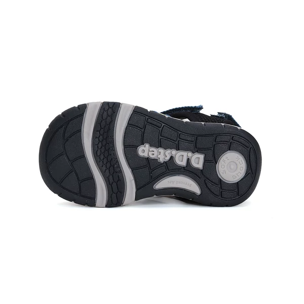 D.D.Step Kisfiú Quick dry (gyorsan száradó) Szandál villámos - fekete - G065-51748B