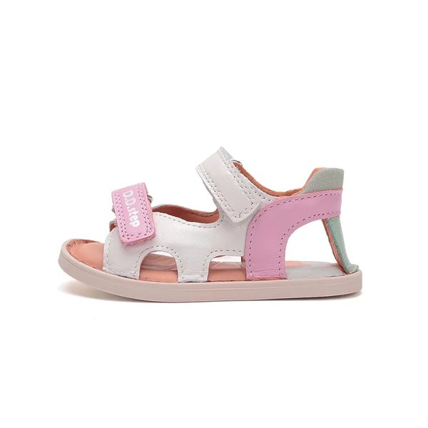 D.D.Step Kislány Barefoot Szandál - Rózsaszín, fehér - G076-51334C