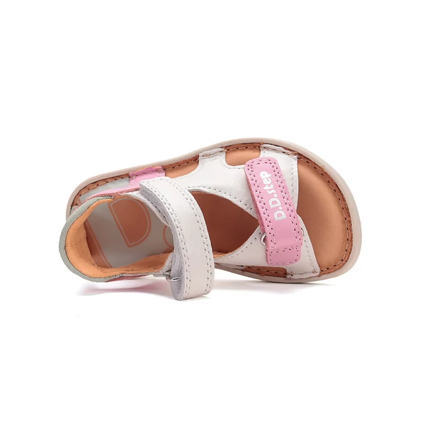 D.D.Step Kislány Barefoot Szandál - Rózsaszín, fehér - G076-51334C