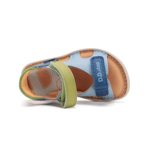 D.D.Step Kisfiú Barefoot Szandál - kék - G076-51334