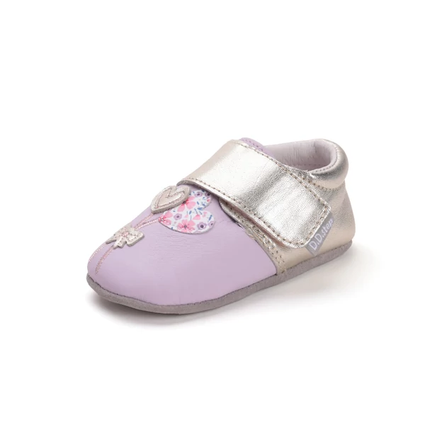 D.D.Step Kislány Puhatalpú cipő szívecskés - mályva - K1596-52122