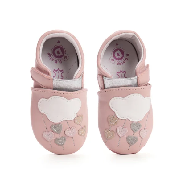 D.D.Step Kislány Puhatalpú cipő szívecskés - rózsaszín - K1596-52599