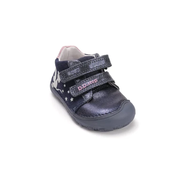 D.D.Step Kislány Barefoot Zárt cipő fluoreszkálós - Csingilinges - Sötétkék - S073-52165