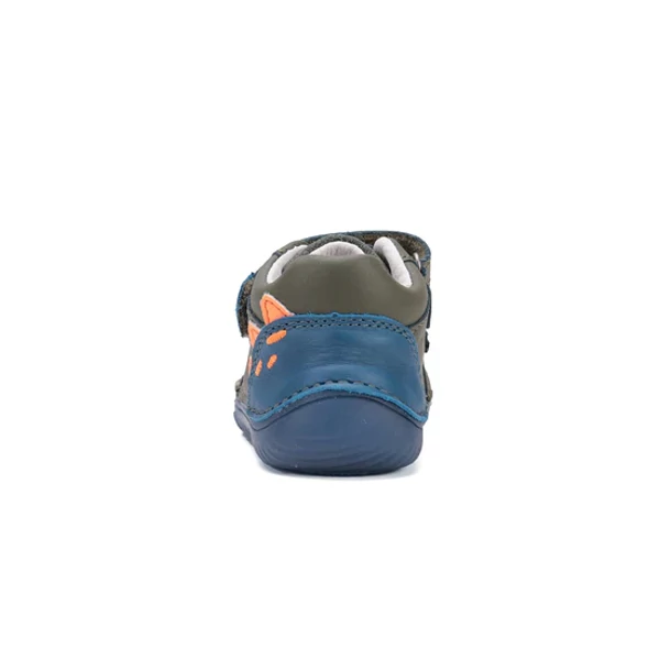 D.D.Step Kisfiú Barefoot Zárt cipő fluoreszkálós - Barna - S073-52875A
