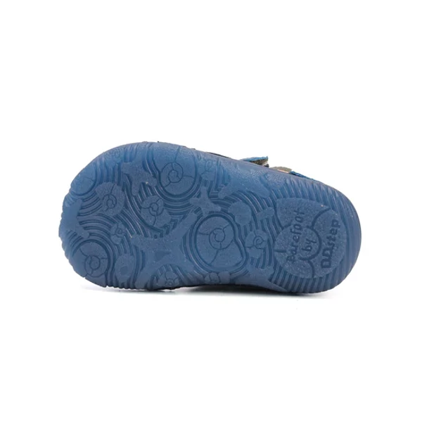 D.D.Step Kisfiú Barefoot Zárt cipő fluoreszkálós - Barna - S073-52875A