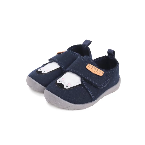 D.D.Step Kisfiú Barefoot Szobacipő / Vászoncipő - Kék - C086-52840