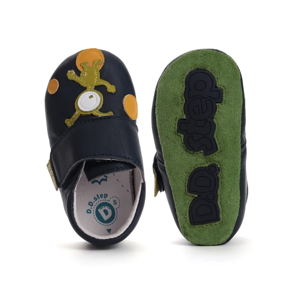 D.D. Step Kisfiú Puhatalpú cipő - UFO - Kék - K1596-52217